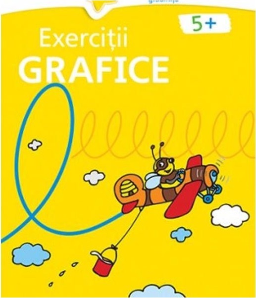 EXERCITII GRAFICE 5 ANI+ (COPERTA GALBENA)