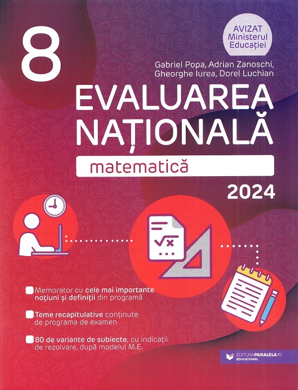 MATEMATICA. EVALUARE NATIONALA. CLASA A VIII-A